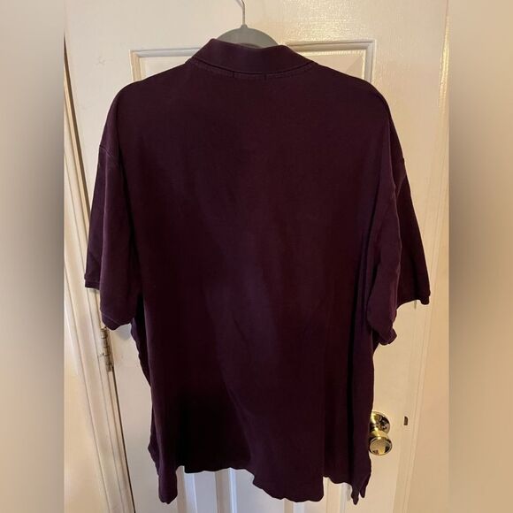 Polo Ralph Lauren Men’s Burgundy Shirt Polo Short Sleeve Size 3XLT - Picture 2 of 5